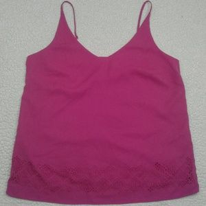 BANANA REPUBLIC pink tank top size S